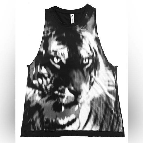 Adidas Boxy Prime Beast Tank Top Black - Picture 2 of 14